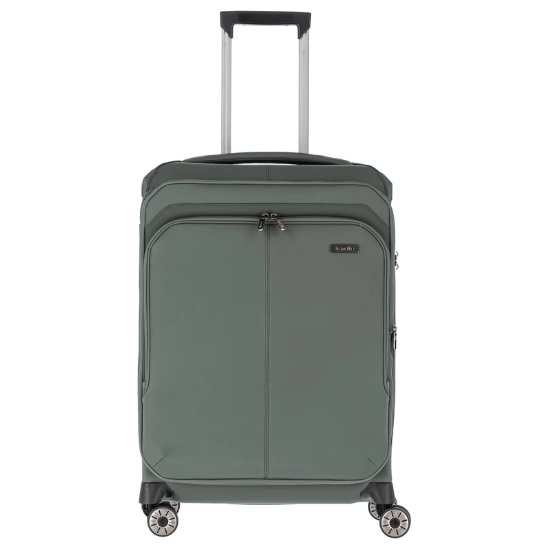 Travelite Priima - 4-Rollen-Trolley M 68 cm erw. (olive)