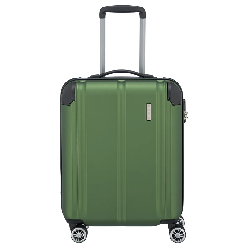 Travelite City - 4-Rollen-Kabinentrolley S 55 cm (green)
