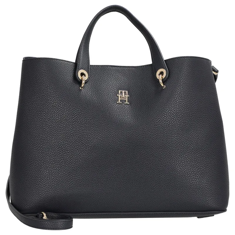 Tommy Hilfiger TH Emblem - Henkeltasche 37.5 cm (space blue)