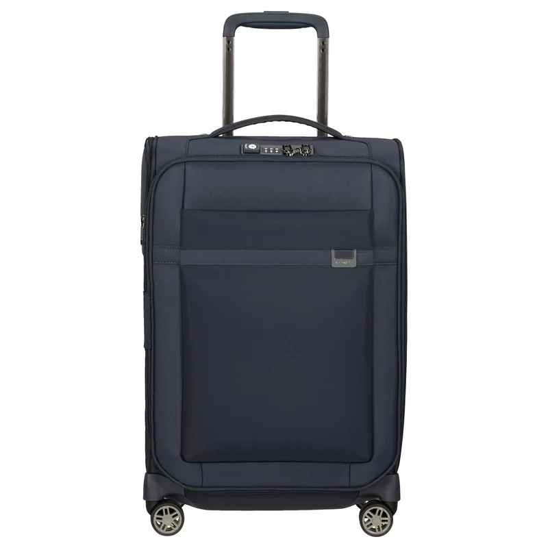 Samsonite Airea - 4-Rollen-Kabinentrolley 55 cm erw. (dark blue)