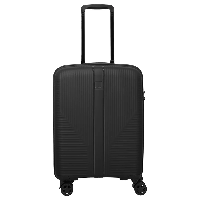 Travelite Air Stripe - 4-Rollen-Kabinentrolley 55 cm (black)