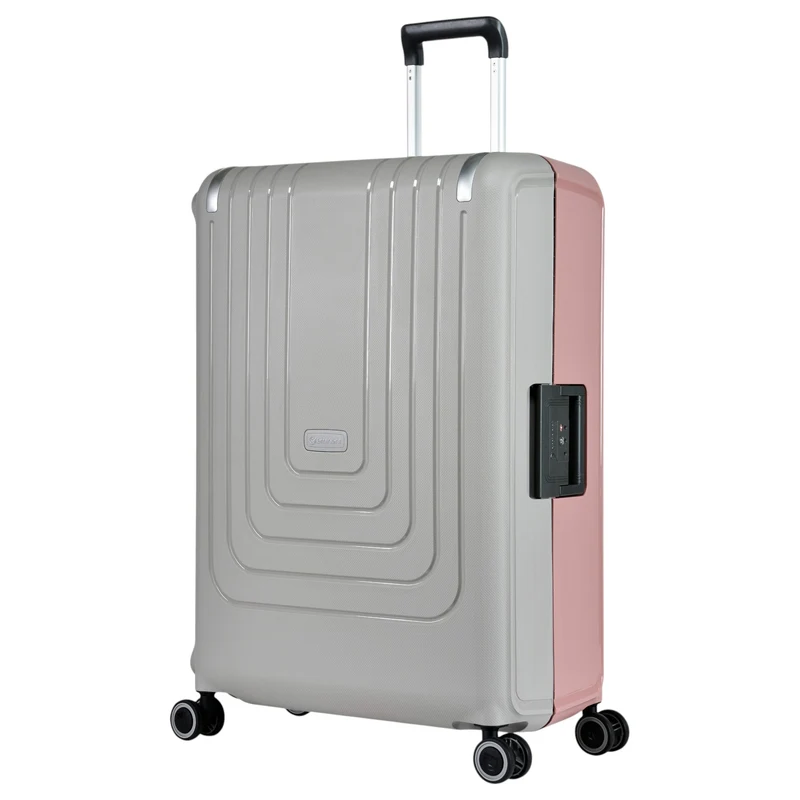 Eminent VERTICA - 4-Rollen-Trolley 76 cm (grau/rosa)