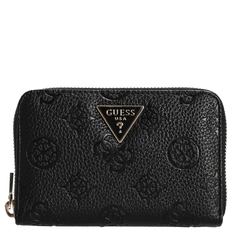 Guess Cresidia II SLG Med Zip Around - Geldbörse (black logo)