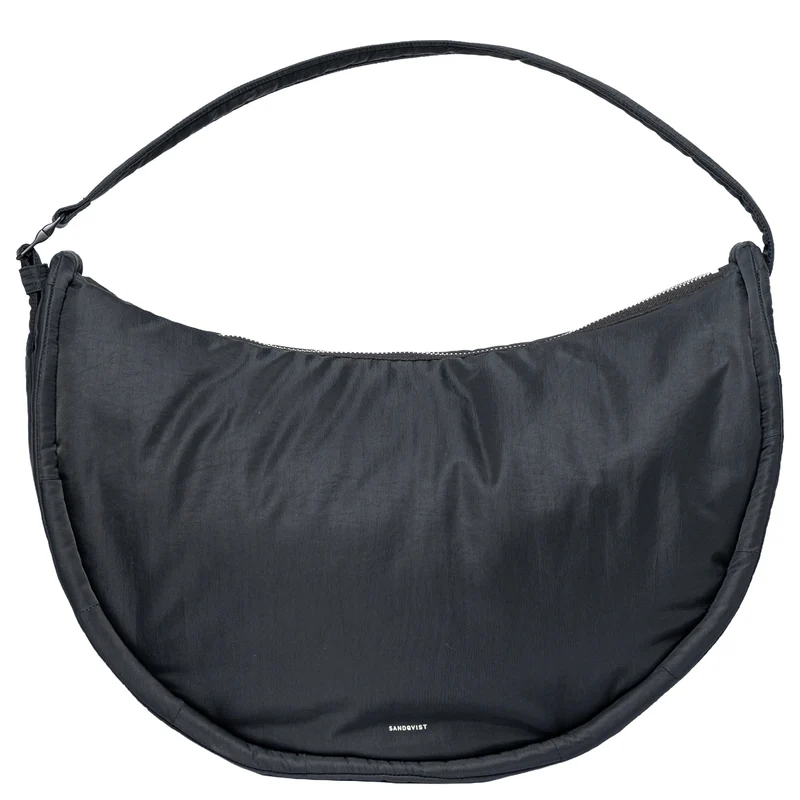 Sandqvist Curve Half Moon Bag L - Umhängetasche 42 cm (black)