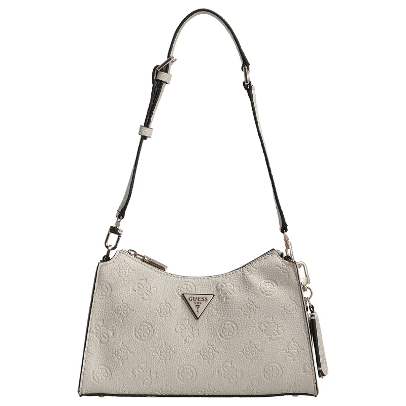 Guess Cresidia II Top Zip - Schultertasche 27 cm (bone logo)