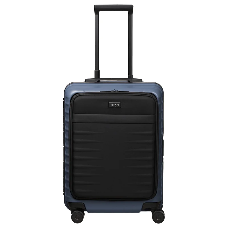 TITAN OVERSEAS - 4-Rollen-Kabinentrolley S 55/23cm mit Vortasche (midnight blue)