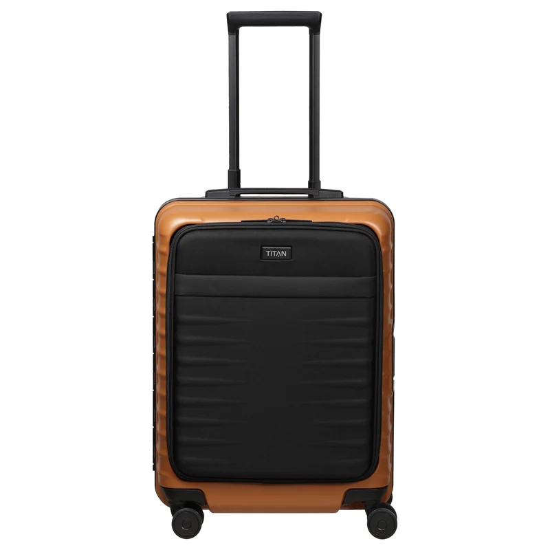 TITAN OVERSEAS - 4-Rollen-Kabinentrolley S 55/23cm mit Vortasche (canyon bronze)