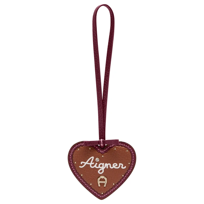Aigner Fashion Anhänger - Lebkuchenherz 8 cm (burgundy)