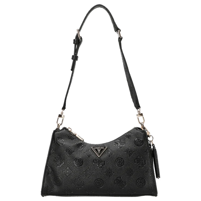 Guess Cresidia II Top Zip - Schultertasche 27 cm (black logo)