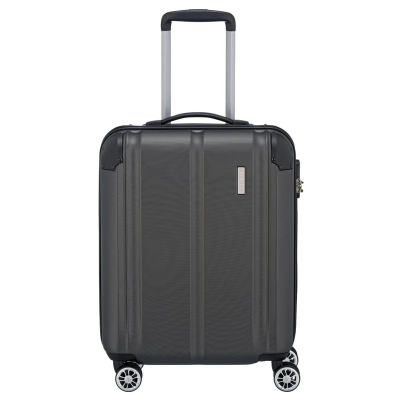 Travelite City - 4-Rollen-Kabinentrolley S 55 cm (anthracite)
