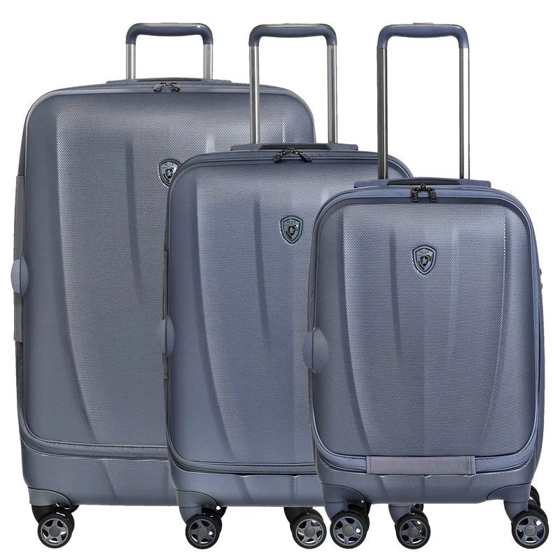Heys Vantage Smart Access - 4-Rollen-Trolley Set 3tlg. erw. (slate blue)
