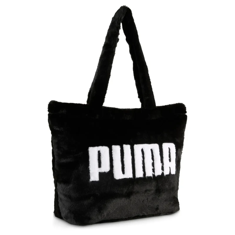 Puma Up Faux Fur - Shopper 38 cm (black)