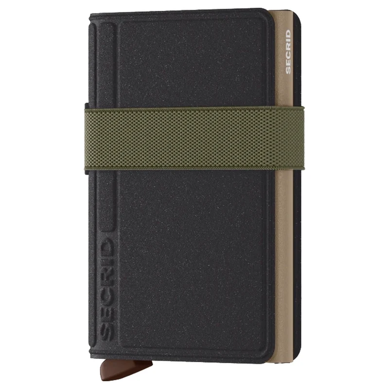 Secrid Liba Bandwallet - Geldbörse 6cc 10.2 cm RFID (black-olive)