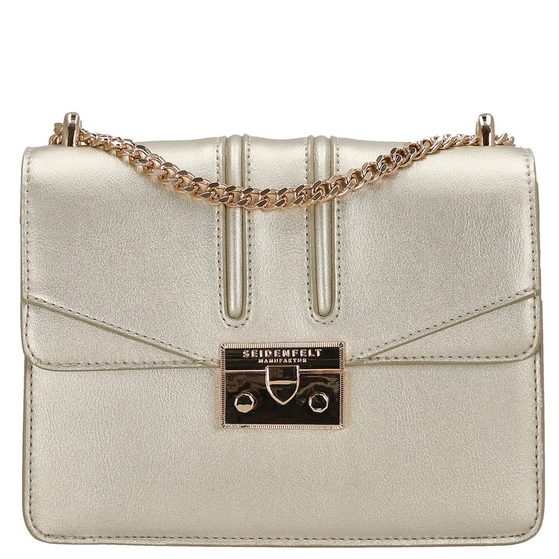 Seidenfelt Roros - Schultertasche 21 cm (gold)