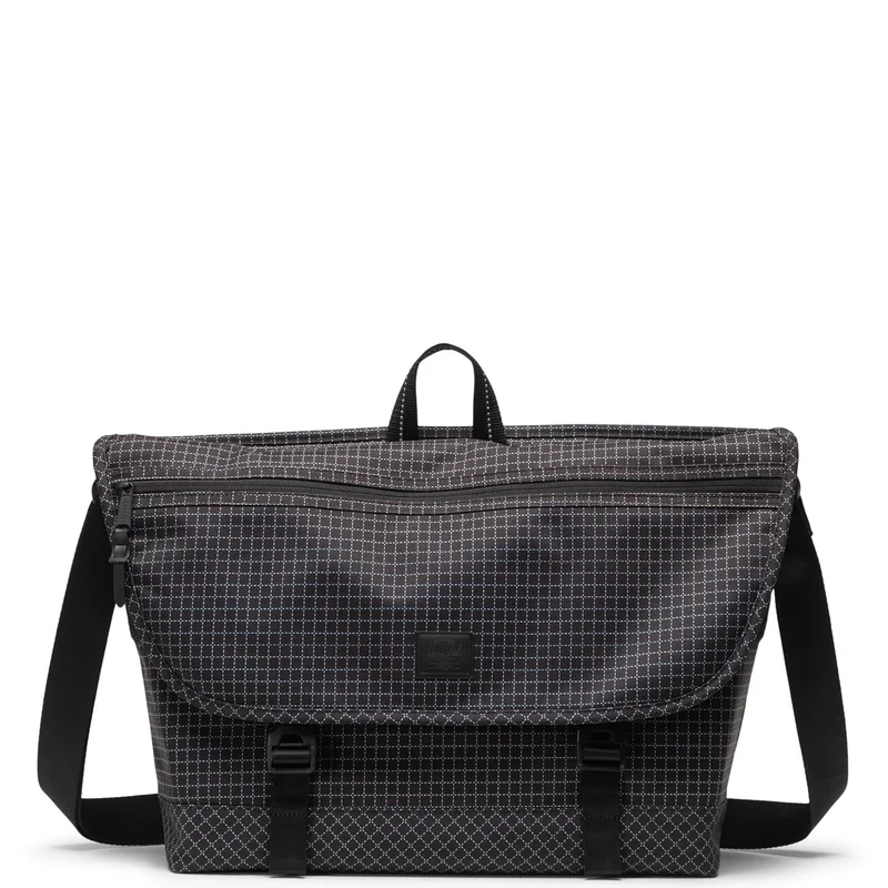 Herschel Cove Messenger - Umhängetasche 16" 50 cm (grid-black)