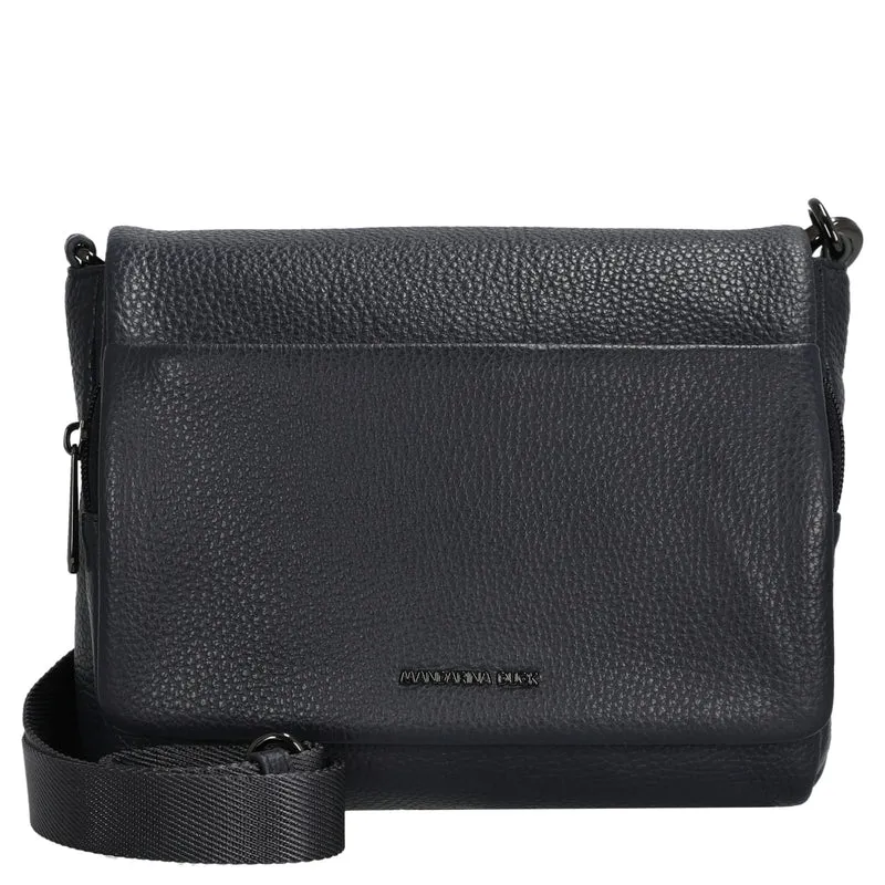 Mandarina Duck Mellow Leather - Umhängetasche 22 cm (dress blue)