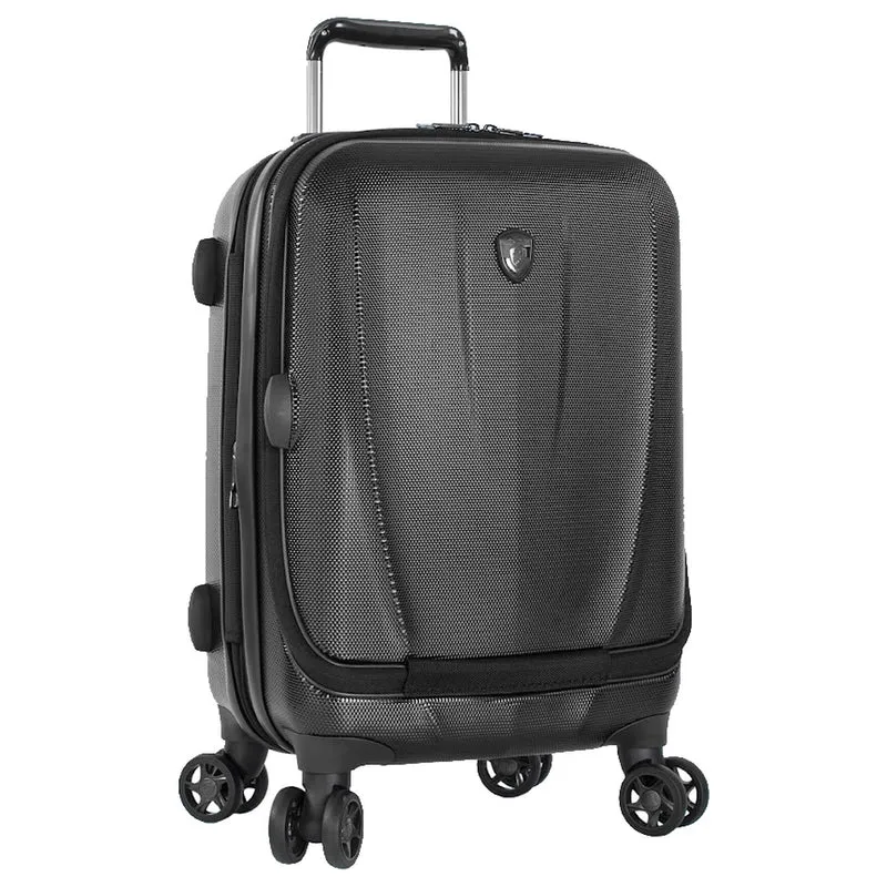 Heys Vantage Smart Access - 4-Rollen-Kabinentrolley S 15.6" 53 cm erw. (black)