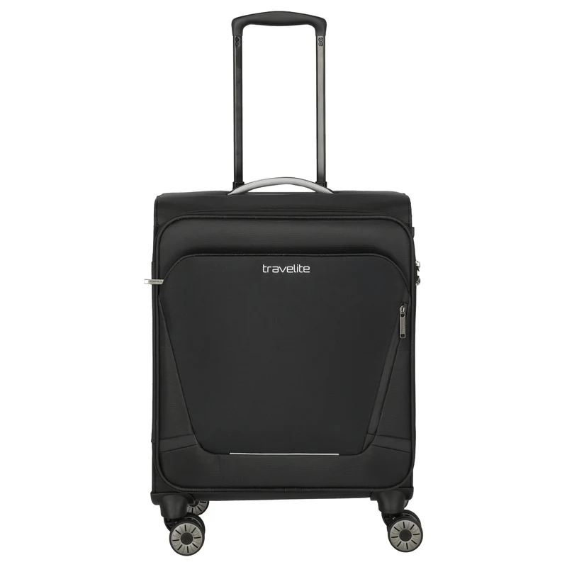 Travelite Jetpack Max - 4-Rollen-Trolley S 55 cm (schwarz)