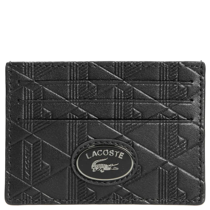 Lacoste Nomogramme - Kredtikartenetui 6cc 10.5 cm RFID (black)