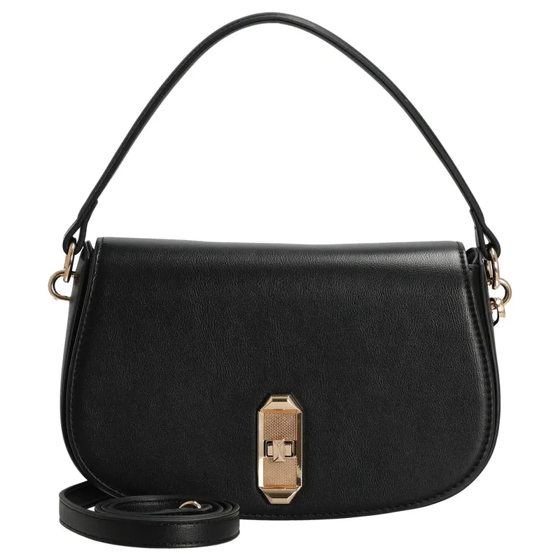 Seidenfelt Eiby - Schultertasche 24 cm (black)