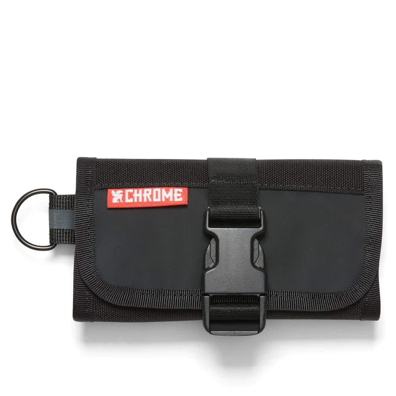 Chrome Doubletrack Bike Saddle Roll - Satteltasche 16 cm (black)