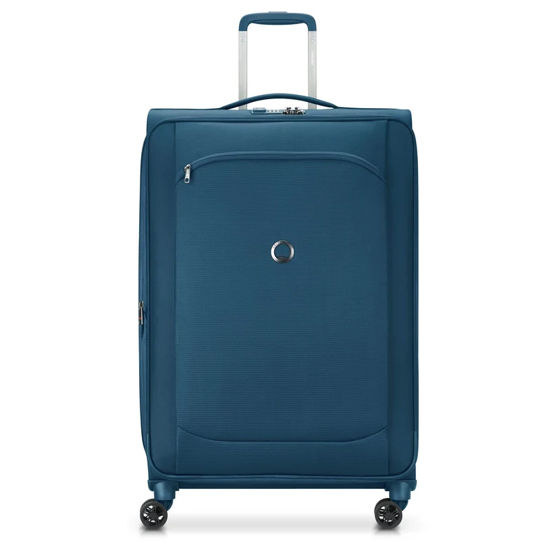 Delsey Paris Montmartre Air 2.0 - 4-Rollen-Trolley 77 cm erw. (recycelt) (blau)