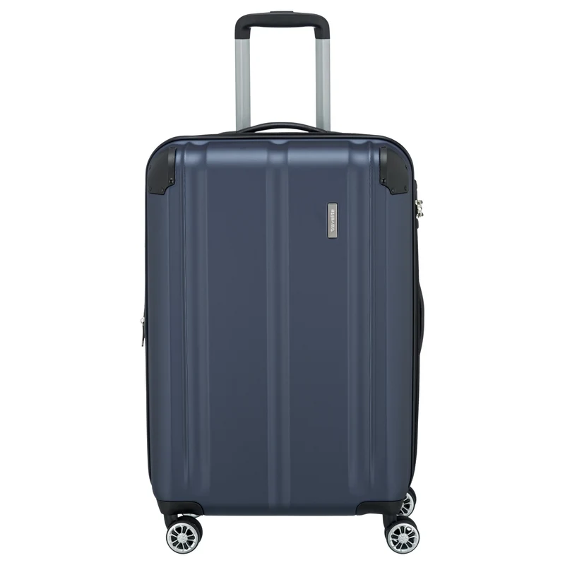 Travelite City - 4-Rollen-Trolley erw. M 68 cm (marine)