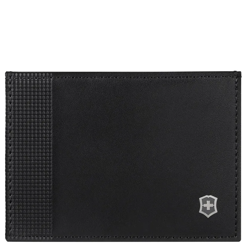 Victorinox Altius Alox Slim Card Case - Kreditkartenetui 3cc 10 cm RFID (black)