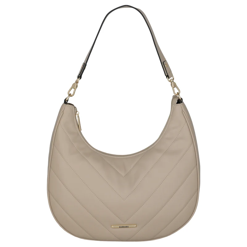 Travelite BARBARA Cozy Hobo Bag - Schultertasche 35 cm (sand)