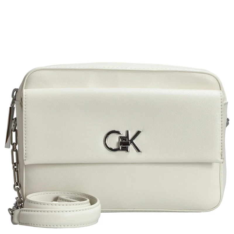 Calvin Klein CK Re-Lock - Umhängetasche 22 cm (lily white)