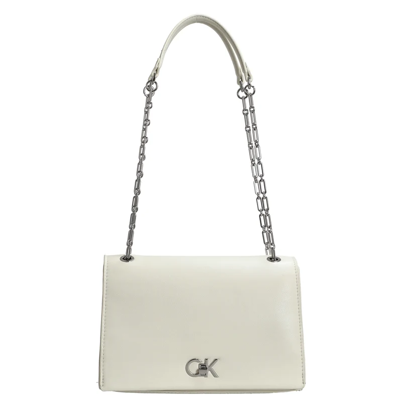 Calvin Klein CK Re-Lock - Umhängetasche M 24 cm (lily white)