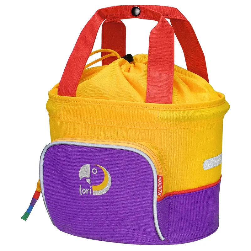 KLICKfix Lori Shopper - Fahrradtasche für Kinder (lila)
