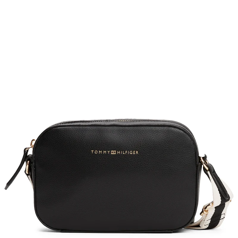 Tommy Hilfiger Logo Tape Camera - Umhängetasche 19.5 cm (schwarz)