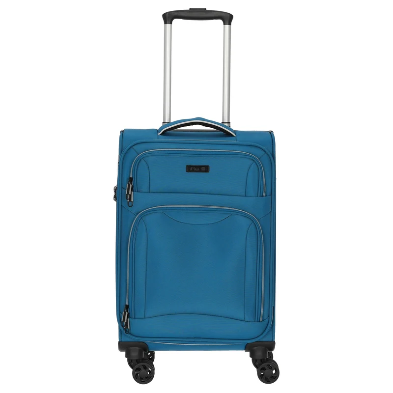 D&N Travel Line 9204 - 4-Rollen-Kabinentrolley S 55 cm (blau)