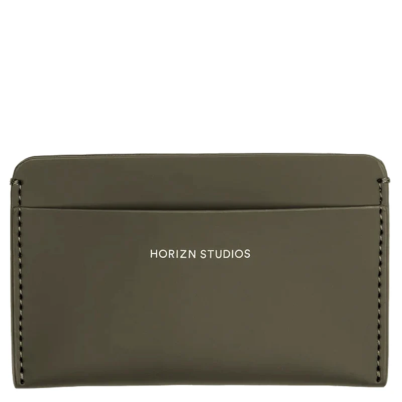 Horizn Studios Card Holder - Visitenkartenetui 9 cm (dark olive)