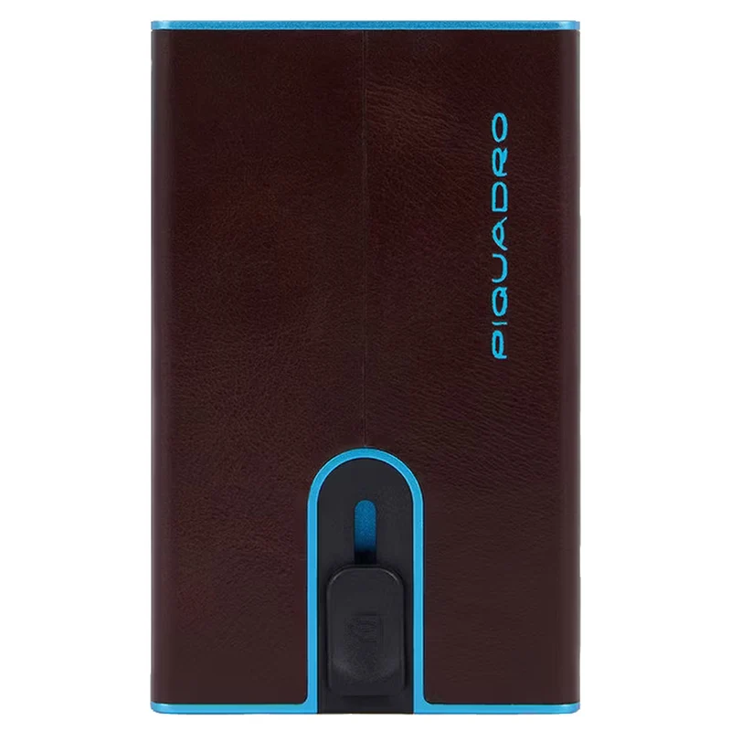 Piquadro Blue Square - Kreditkartenetui 11cc 10 cm RFID (mahogany)