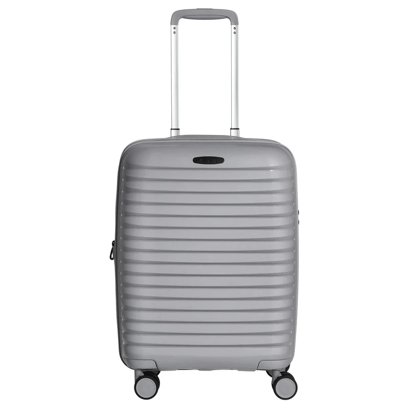 D&N Travel Line 4500+ - 4-Rollen-Kabinentrolley S 55 cm erw. (grau)