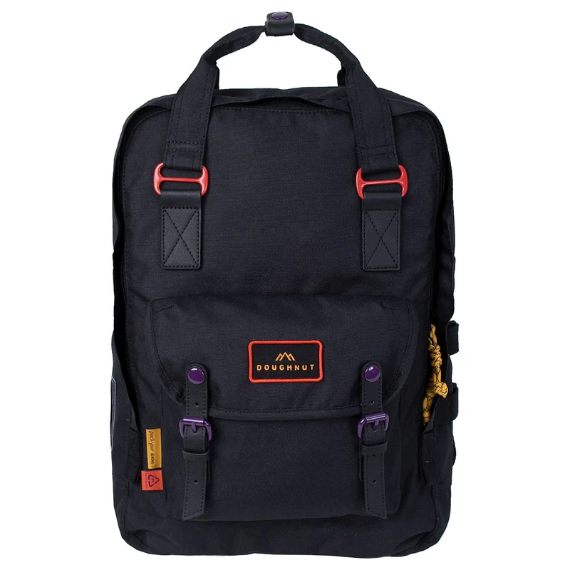 Doughnut Macaroon Large Happy Camper 20 - Rucksack 45 cm (schwarz)