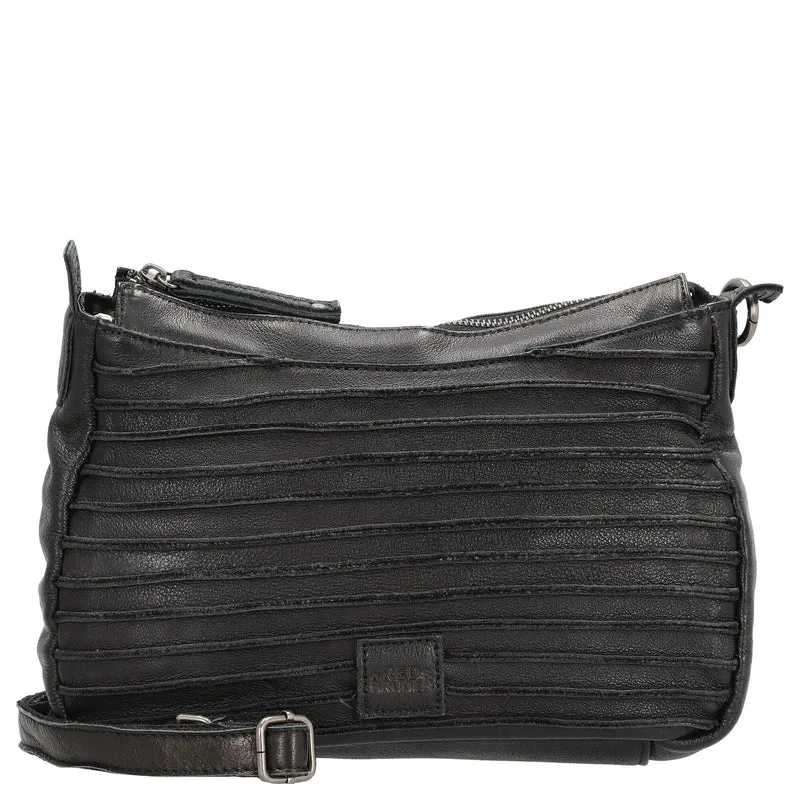 FREDsBRUDER Riffel Likely - Umhängetasche 30 cm (black)