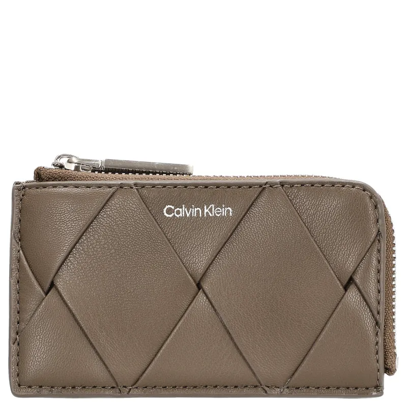 Calvin Klein Woven - Kreditkartenetui 4cc 15.5 cm (teak)