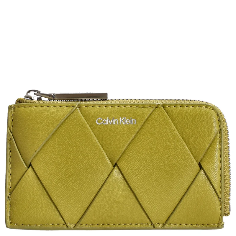 Calvin Klein Woven - Kreditkartenetui 4cc 15.5 cm (avocado oil)