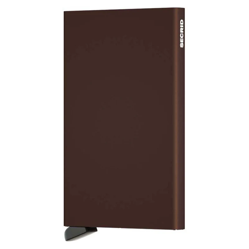 Secrid Cardprotector - Kreditkartenetui 6 cm RFID (brown)