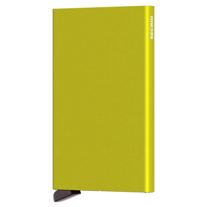 Secrid Cardprotector - Kreditkartenetui 6 cm RFID (lime)