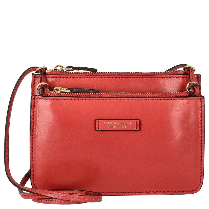 The Bridge Rustici - Schultertasche 21 cm (salmone)