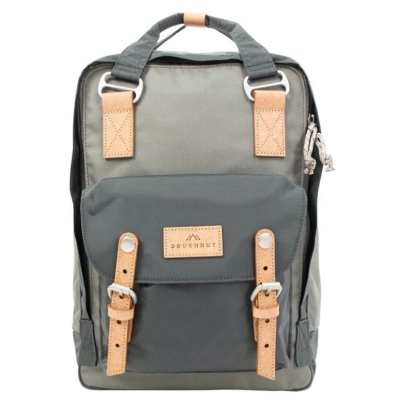 Doughnut Macaroon Euro 16 - Rucksack 38 cm (grey x dark grey)