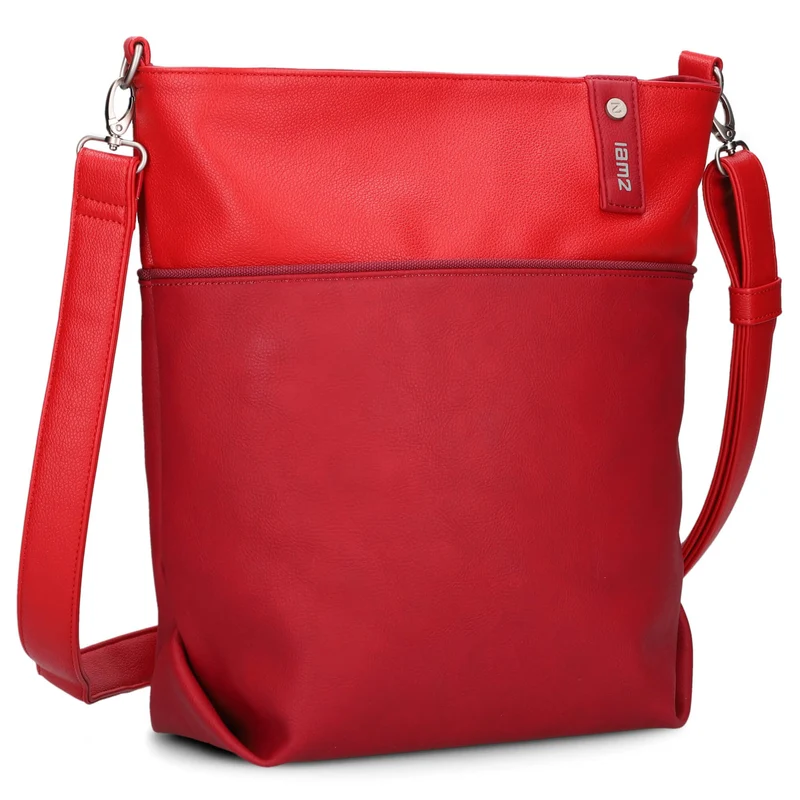 zwei Jana J12 - Schultertasche 33 cm (cherry)