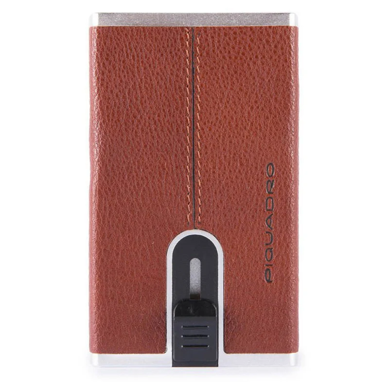 Piquadro Black Square - Kreditkartenetui 5cc 10 cm (brown)