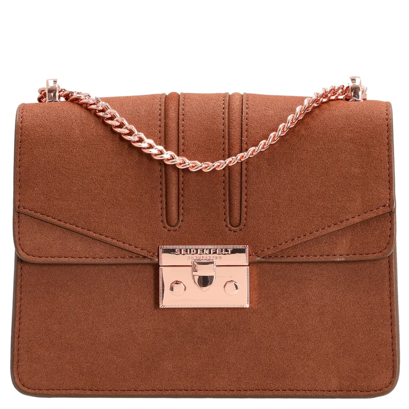 Seidenfelt Roros - Schultertasche 21 cm (red brown)