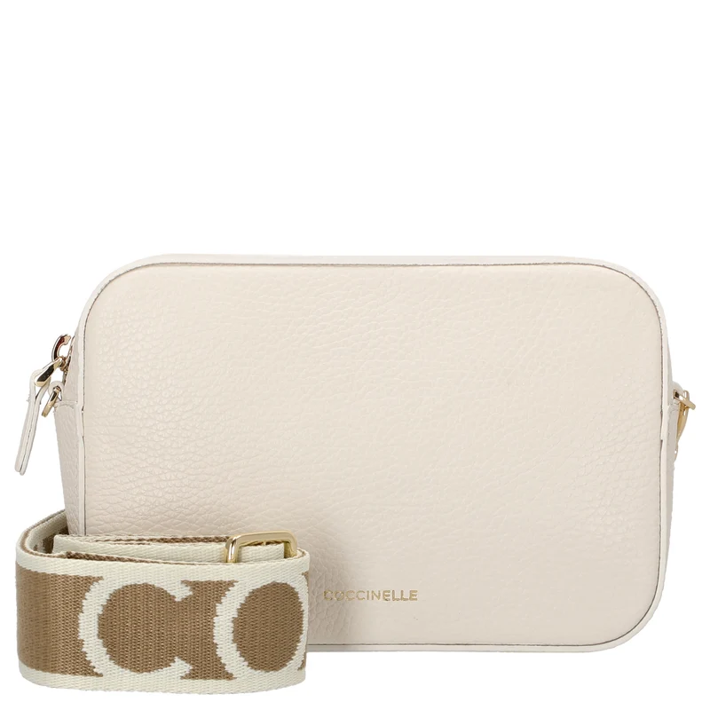 Coccinelle Tebe - Umhängetasche S 19 cm (pearl)