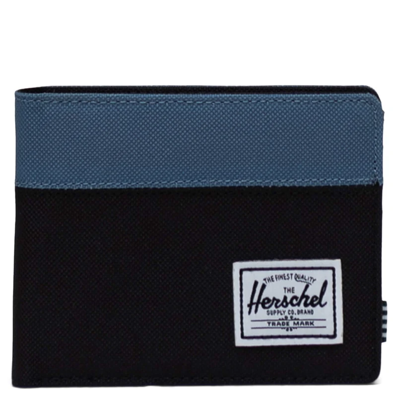 Herschel Roy - Geldbörse 6cc 11.5 cm RFID (black/copen blue)